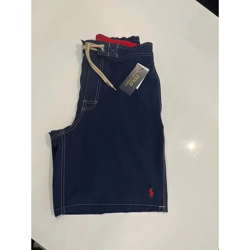 Polo Ralph Lauren Men's Size Small Kailua Classic Fit Swim Trunks Navy